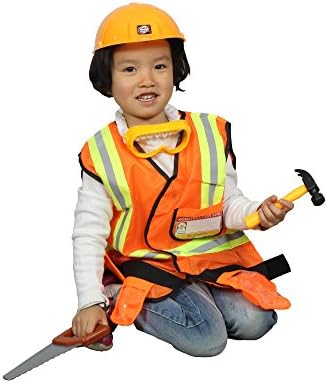 Moon Bay Construction Worker Costume Children Role Play Set