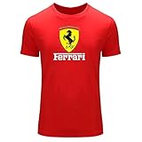 Ferrari For 2016 Mens Printed Short Sleeve tops t shirts