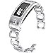 KingBaas Compatible for Garmin Vivofit Band ,Replacement Accessory Metal Band With Rhinestone Women Compatible Garmin Vivofit and Garmin Vivofit 2 ,NOT for Garmin Vivofit 3/4/JR/HR