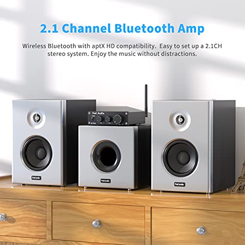 Fosi Audio BT30A Bluetooth 5.0 versterker 2.1 kanaals stereo audio ontvanger klasse D mini hifi draadloze versterker… - Image 5