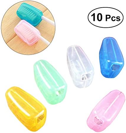Rosenice 歯ブラシカバー 保護カバー 高級 防塵用 ランダムカラー 抗菌カバーケース 10本
