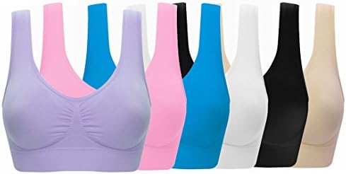 Hiking GrilWomen's Comfort Workout Sports Bra Low-Impact Activity Sleep Bras