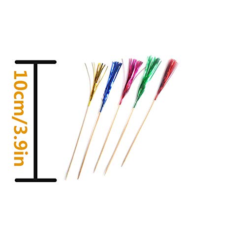 SFYDOM Cocktail Picks Firework Party Picks SFYDOM 400 PCS Firework Cake Toppers, Sandwich & Cocktail Picks, Toothpicks for Cakes Decoration, Party Supplies, Christmas Decoration.