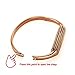 EloBeth Compatible with Fitbit Flex 2 Bands Fashion Bangle Replacement for Fitbit Flex 2 Band Women Accessory (RoseGold-Small)