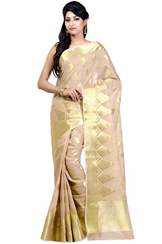 Chandrakala Women's Cotton Silk Banarasi Saree with Unstitched Blousepiece - Image 10