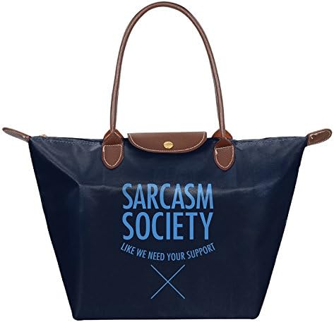 National Sarcasm Society Women's Stylish Waterproof Tote Shoulder Bag Carry Bag