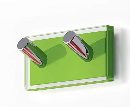Gedy Hanger, Thermoplastic Resins, Transparent Green, Doble