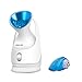KINGDOMCARES Facial Steamer Warm Mist Moisturizing for Unclogs Pores Blackheads Acne Cleanse Humidifier for Home Facial Sauna Spa Blue
