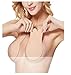 Sticky Bra,Nipple Covers Self Adhesive Strapless Backless Bra Freedom Bra for Women,Stick on Bra Beige