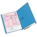 Smead End Tab File Folder, Shelf-Master Reinforced Straight-Cut Tab, Letter Size, Blue, 100 per Box (25010)