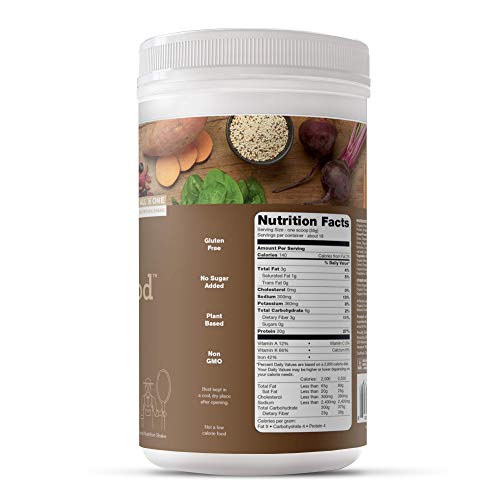 Amazing Grass Protein Superfood: Organic Vegan Protein Powder, Plant Based Meal Replacement Shake with 2 servings of Fruits and Veggies, Rich Chocolate Flavor, 18 Servings - Thumbnail 3