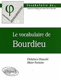 Le  vocabulaire de Bourdieu