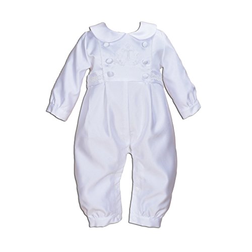 Cinda Baby jongens satijn doopset met hoed en slabbetje - Image 3