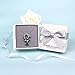T400 Blue Purple Pink Butterfly Crystal Pendant Necklace Gift for Women