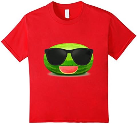 unisex-child Summer Watermelon Shirt 8 Red