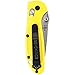 Benchmade - Mini Griptilian 556 EDC Manual Open Folding Knife Made in USA, Drop-Point Blade, Plain Edge, Satin Finish, Yellow Handle