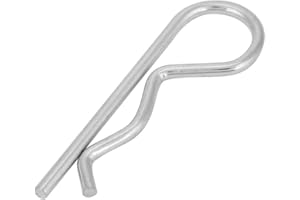 B Clips Split Pins, 10pcs Heavy Duty Retaining Spring Fastening Hitch Cotter for Trucks Tractors Lawn Mowers Cars Campers(3*6