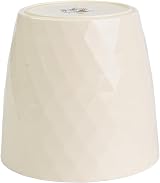 B2C Flowerpot Round Plastic Pot Ecru 18 cm Crystal Modern Decor view 2