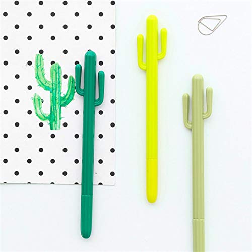 Office School Supplies Cute Cactus Design Gel Pen Ballpoint Pen Writing Pen Gift