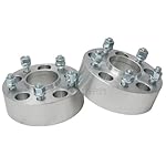 2pc 2.0" Thick Hubcentric 5x4.5 Wheel Spacers (71.5mm bore, 1/2" studs) for Jeep Cherokee XJ Grand Cherokee ZJ Wrangler YJ TJ Liberty KJ KK Comanche (38mm 5x114.3) 2" inch