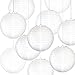 Novelty Place 8 inch White Paper Lanterns (Pack of 10) - Great Chinese/Japanese Home, Party & Wedding Decorations primary
