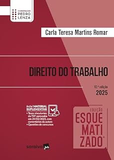 Livro Coleção Esquematizado - Direito do Trabalho - 10ª Edição 2025
