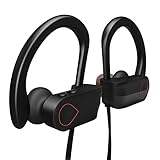Bluetooth Headphones, Sharko Wireless Runner Headset Sport Earphone IPX5 Waterproof HD Stereo Sound Sports Earbuds & Built-in Mic for iPad iPhone Smart phones Tablets Laptop and More