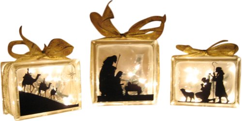 VINYL DECAL Glass Block Nativity-Vinyl Only