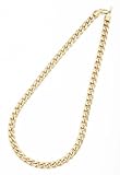 Men's Yellow Gold Plated 11mm Lifetime Warranty Cuban Curb Chain Link Necklace