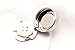 Black & Silver Button Covers - The Smart Alternative to Cufflinks for Regular Shirts