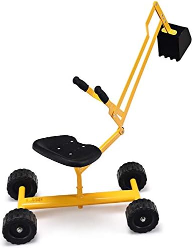 EnjoyShop Heavy Duty Kid Ride-on Sand Digger Excavator Outdoor Digging Perfect Toy