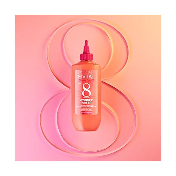LOreal-Paris-Elvital-Hair-Treatment-for-Smooth-Hair-No-Silicone-No-Reaction-Time-to-Rinse-Dream-Length-8-Seconds-Wonder-Water-Lamellar-Hair-Fluid-1-x-200-ml L'Oréal Paris Elvital Hair Treatment for Smooth Hair, No Silicone, No Reaction Time to Rinse, Dream Length 8 Seconds…