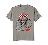 Red Poodle Mom T-Shirt Gift For Women