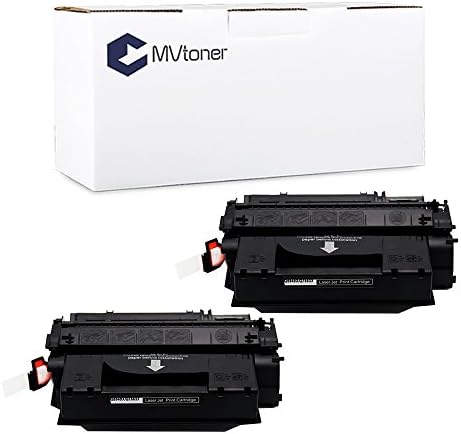 Compatible Toner Cartridge Replacement for HP 53X Q7553X 49X Q5949X Use for HP LaserJet M2727 P2014 P2015 1320 P2010 Printer (2-Pack, Black)
