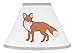 Sweet Jojo Designs Grey and White Woodland Animal Fox Toile Girl or Boy Baby Childrens Lamp Shade