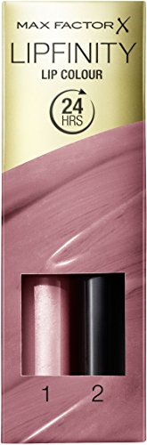 Max Factor Lipfinity Lipstick for Women, # 003 Mellow Riose, 0.14 Ounce