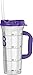 Hydr-8 Purple 32ounce Water Bottle with Swivel Lid, Plastic