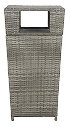 Safavieh Outdoor Collection Mazeli Grey Wicker