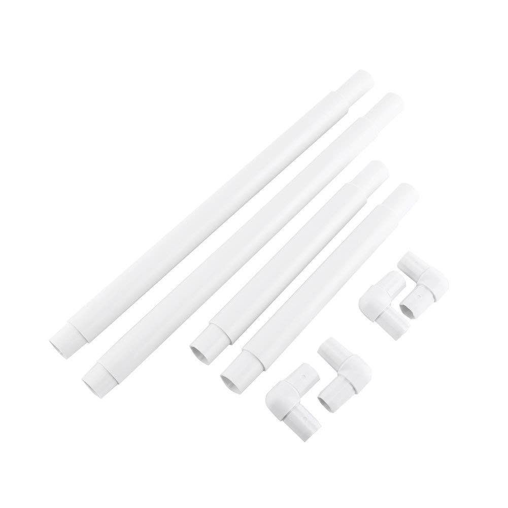 Plastic Square Rectangle Clip Frame for Cross Stitch Embroidery Stitching Tool (43.2 x 28 cm)