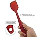 Silicone Spatula Utensil 3-Pieces Set WYgroup Premium-Resistant Cooking Utensils with comfortable wide handle&Hygienic Solid Coating 3 Piece Spatula set (red) by MERRY BIRD