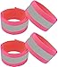 HiVisible Reflective Bands for Night Walking Reflective Arm Bands for Runners Reflective Wristbands Reflective Ankle Bands Cycling Reflective Running Gear Bike Pant Leg Strap Bicycle Pants Clips