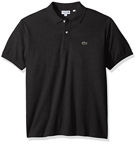 Lacoste Men's Short Sleeve Pique Classic Fit Chine Polo Shirt, L1264, Cachou, 6
