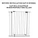 Dreambaby Liberty Extra Tall and Wide Security Gate with Stay Open Feature, White