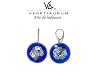 Venetiaurum Orecchini Donna Con Perle In Vetro Di Murano E Argento 925 - Made In Italy