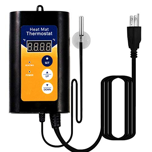 Compare Price heat lamp with thermostat on