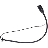 Okiyakusama 12V LED Flexible Reading Light, 3W 6000K White Metal Gooseneck Lamp with Rocker Switch for Boat Marine Cabin