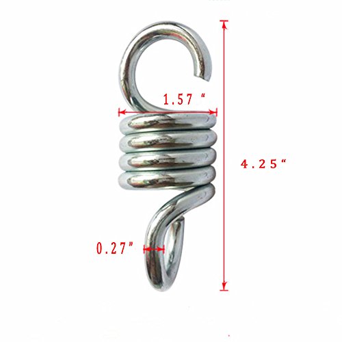 700 LB Hammock Hanging Kit Heavy Duty Ceiling Spring Hooks with Steel Wall Anchors for Swing, Chair, Yoga Exercise
