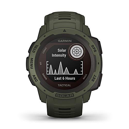 Garmin Instinct Solar Tactical (Moss) Power Bundle +PlayBetter