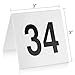 New Star Foodservice 27624 Double Side Plastic Table Numbers, 26-50, 3