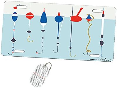 Fishing All My Lures - Car Tag License Plate by New Vibe